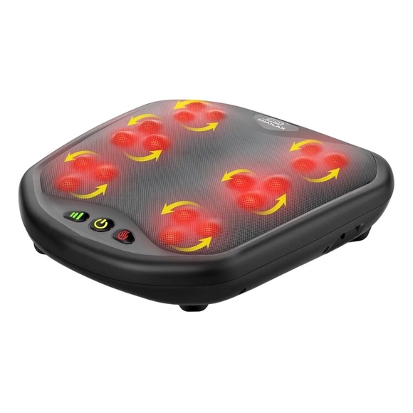 Shiatsu foot massager with heat‎ Snailax SL593 deep kneading therapy pad - Picture 1 of 8